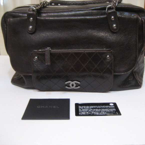 CHANEL NWT Pocket in the City Brown Bag - Picture 5 of 8